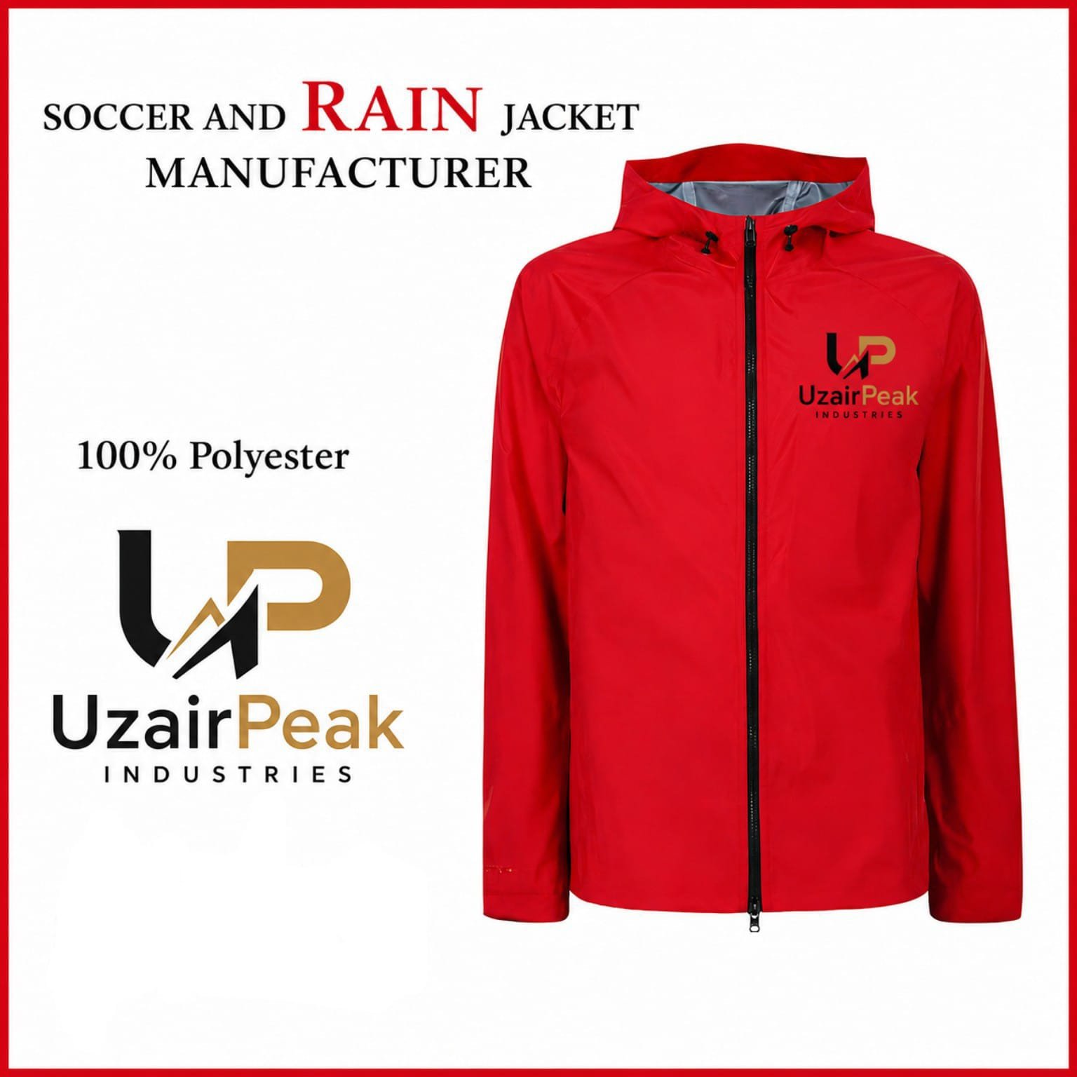 Soccer and Rain Jacket