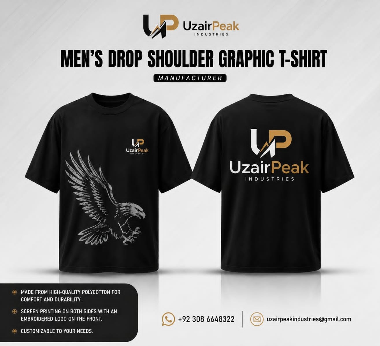 Men's Drop Shoulder Graphic T-Shirt
